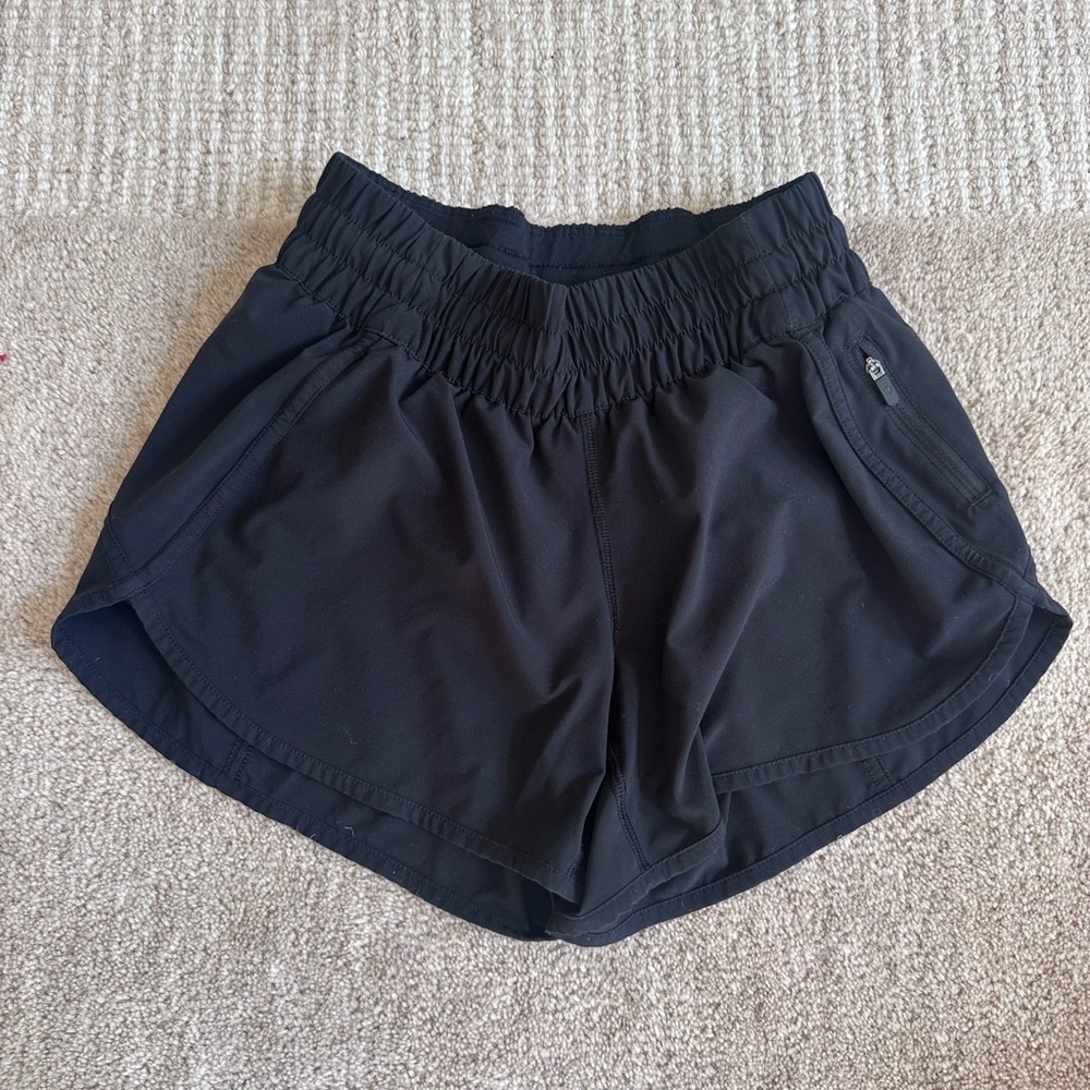 Lululemon Black Running shorts
